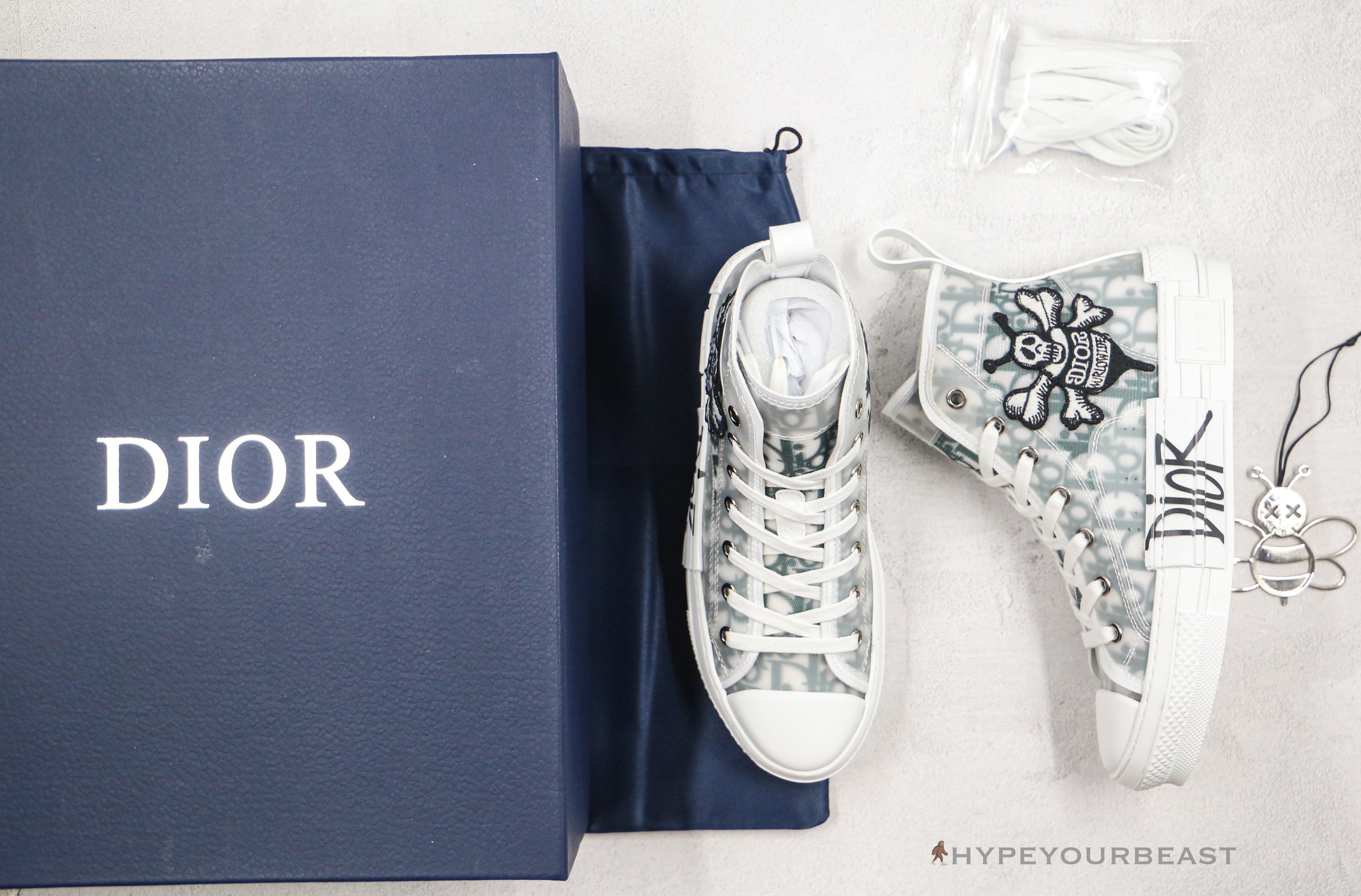 Dior B23 High Top Shawn Bee Embroidery Patch