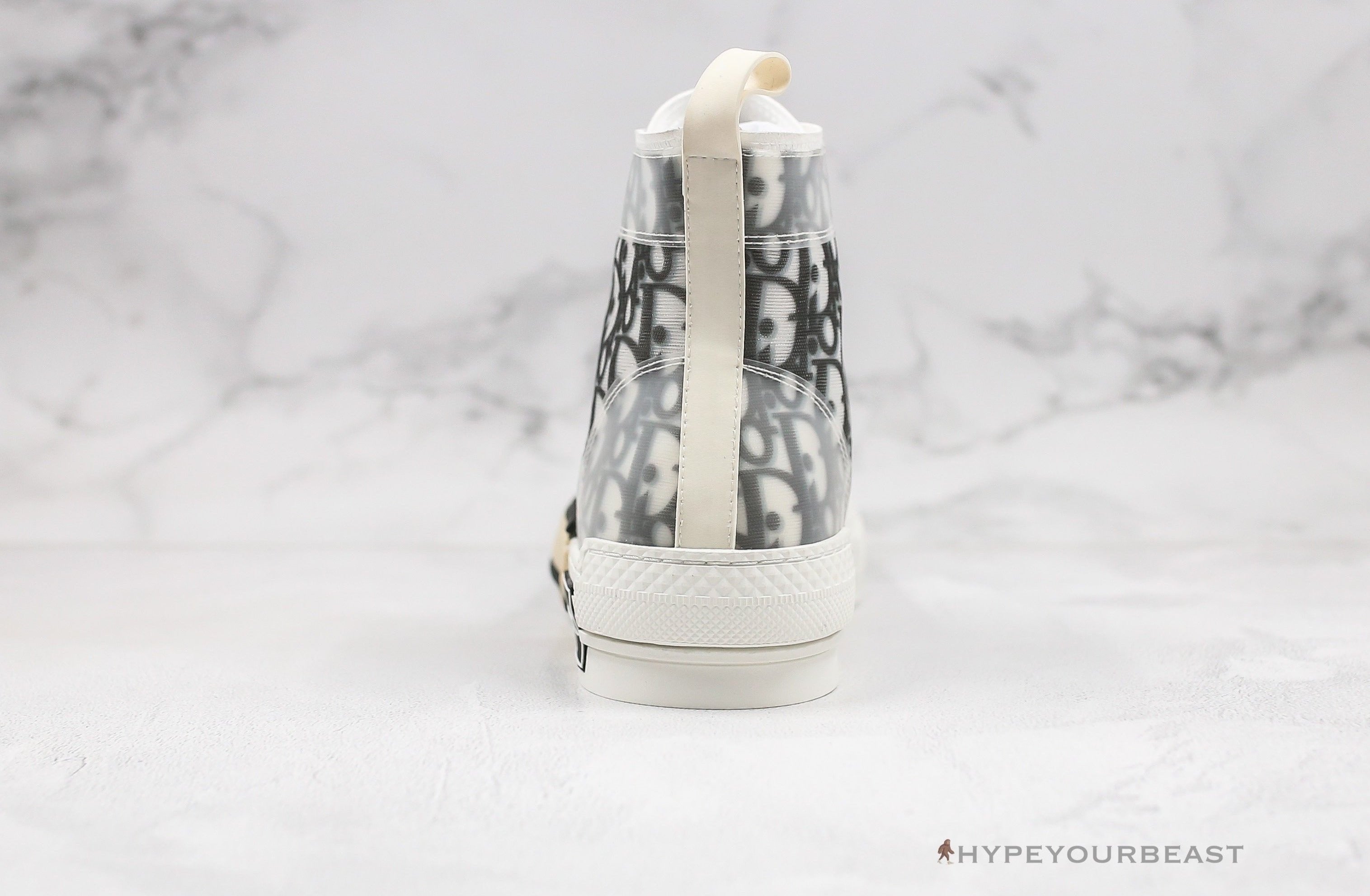 Dior B23 High Transparent Oblique Black