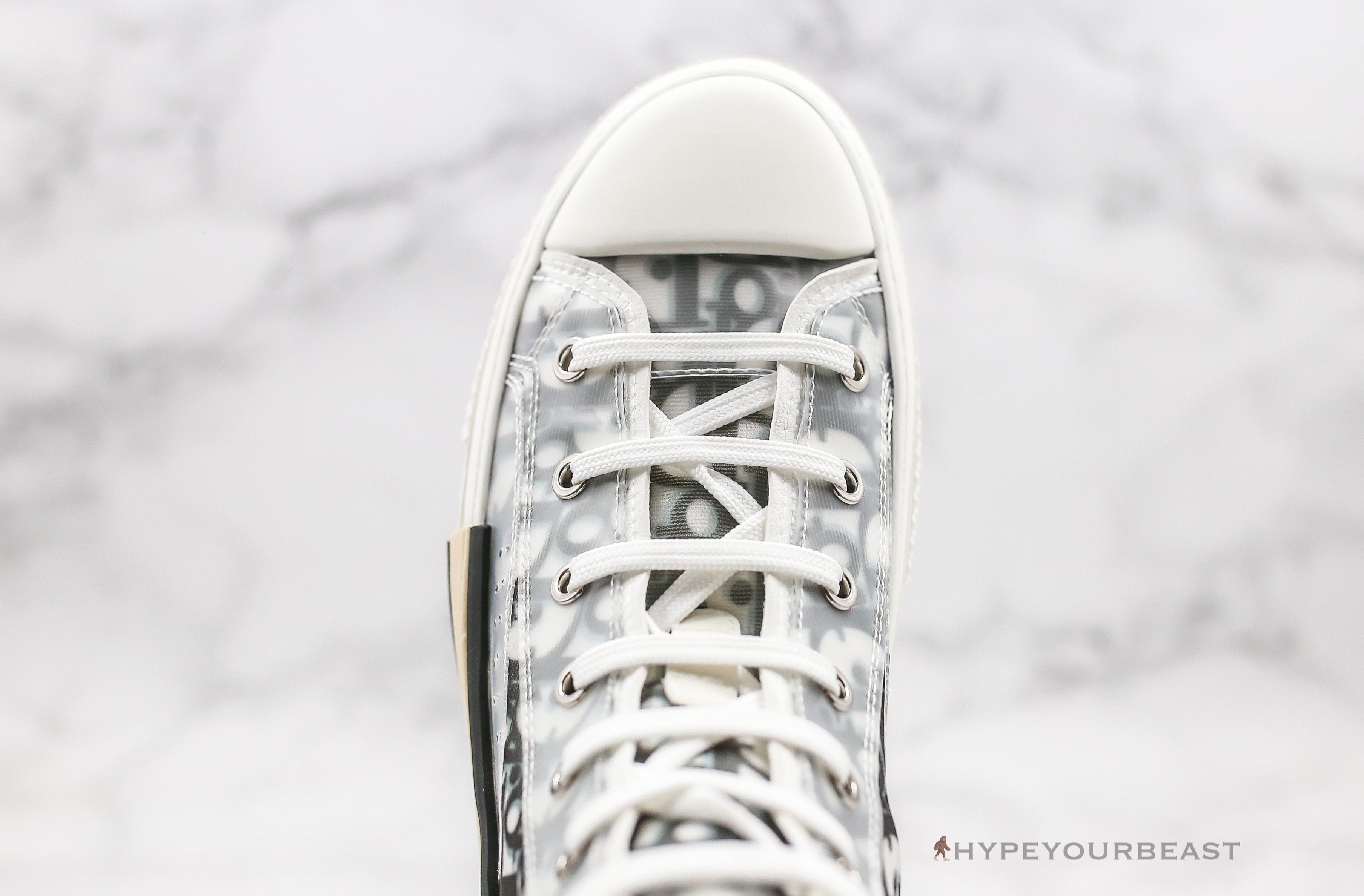 Dior B23 High Transparent Oblique Black