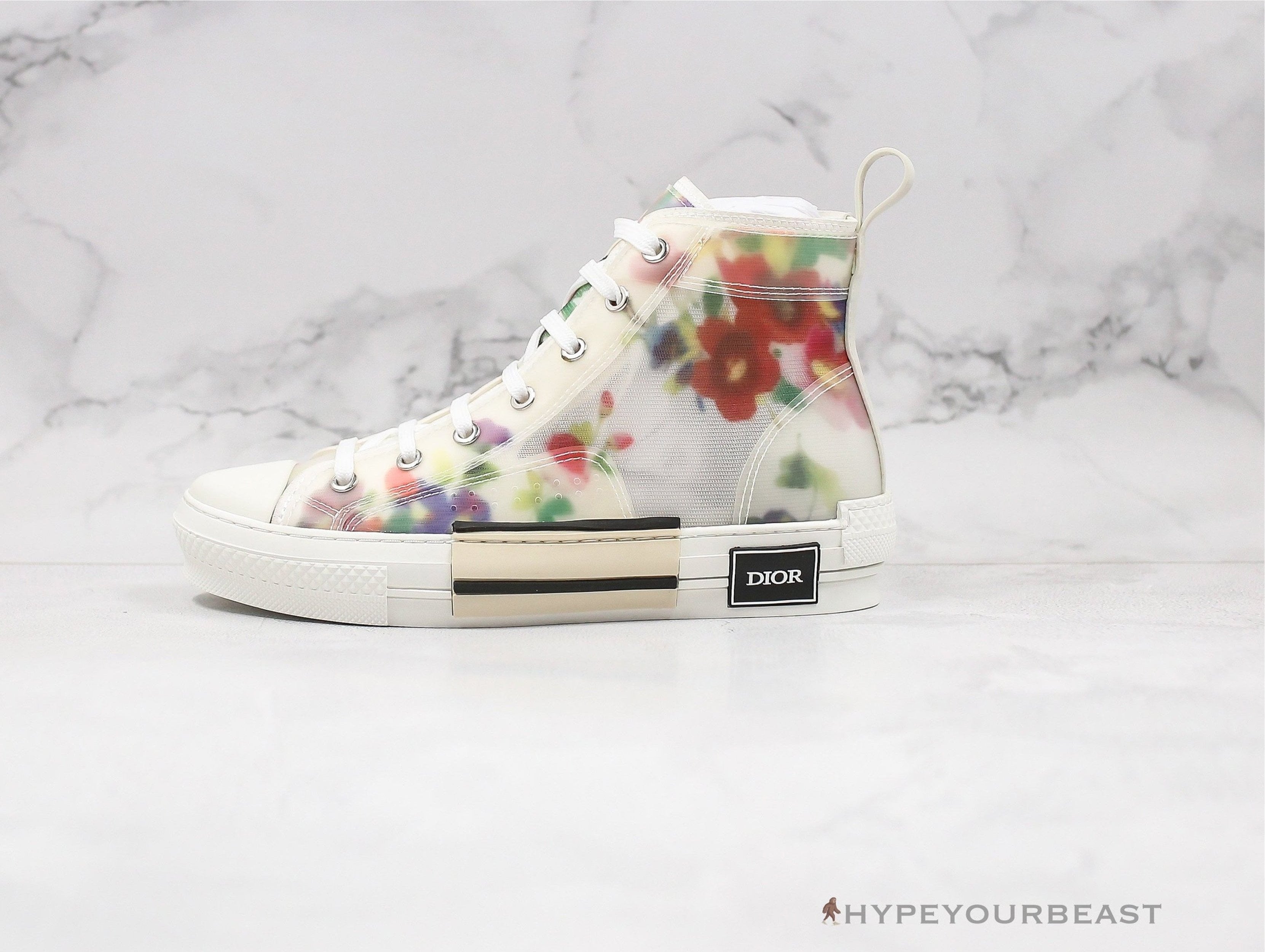 Dior B23 High Top Flowers