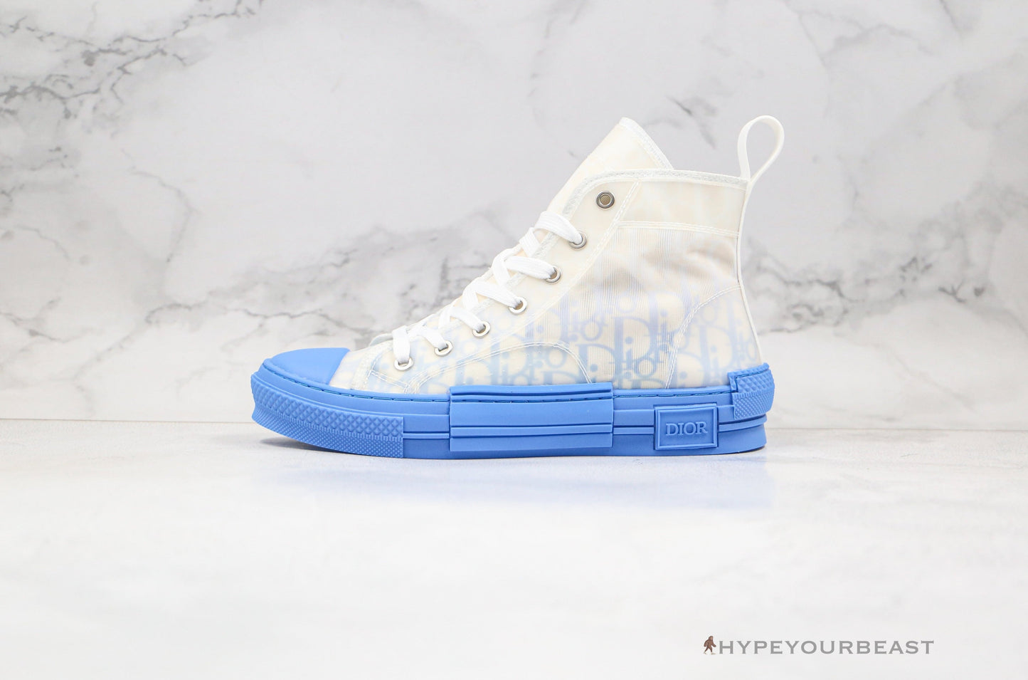 Dior High Top Gradient Blue