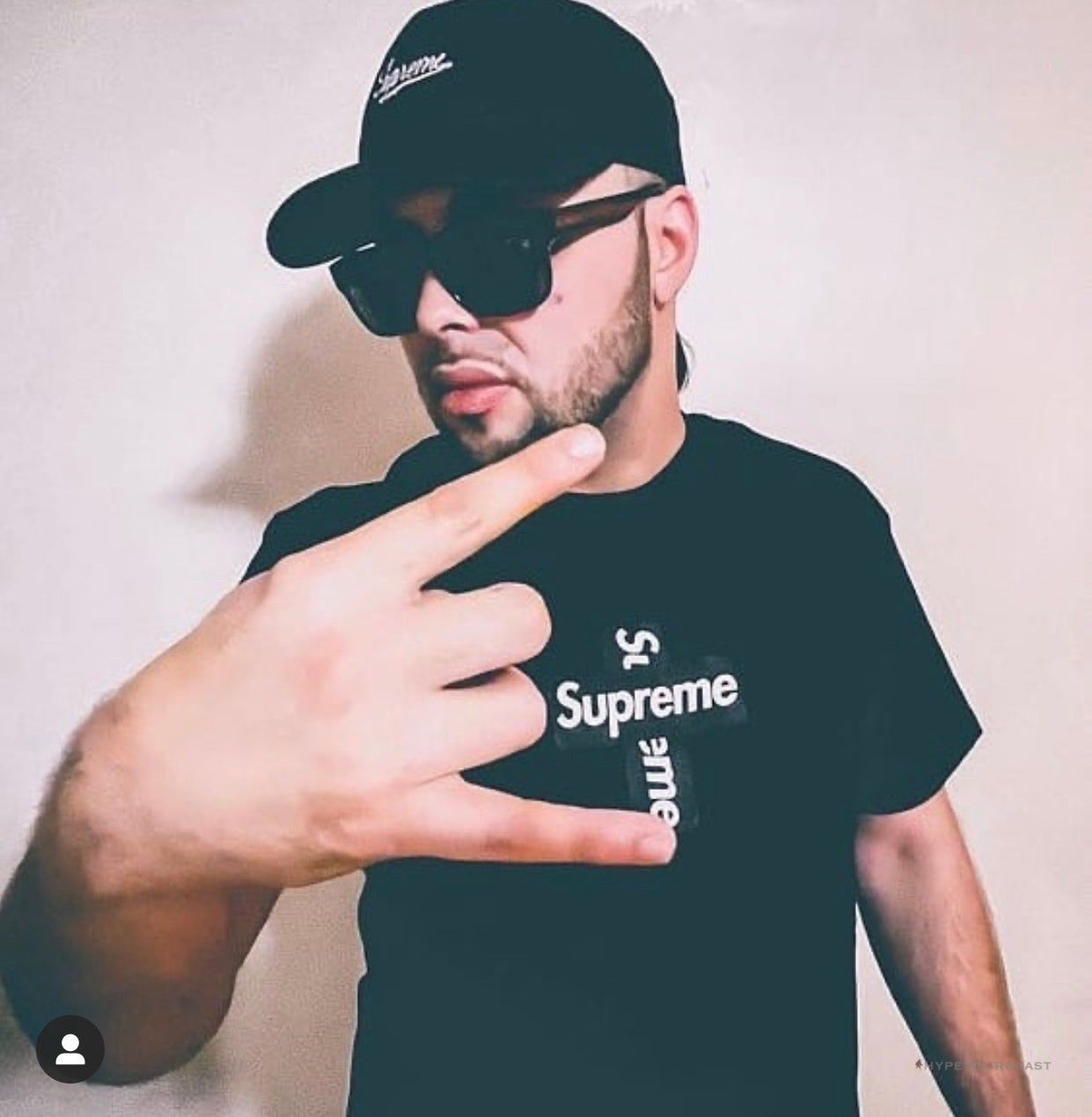 Supreme Cross Box Logo Tee Shirt Black