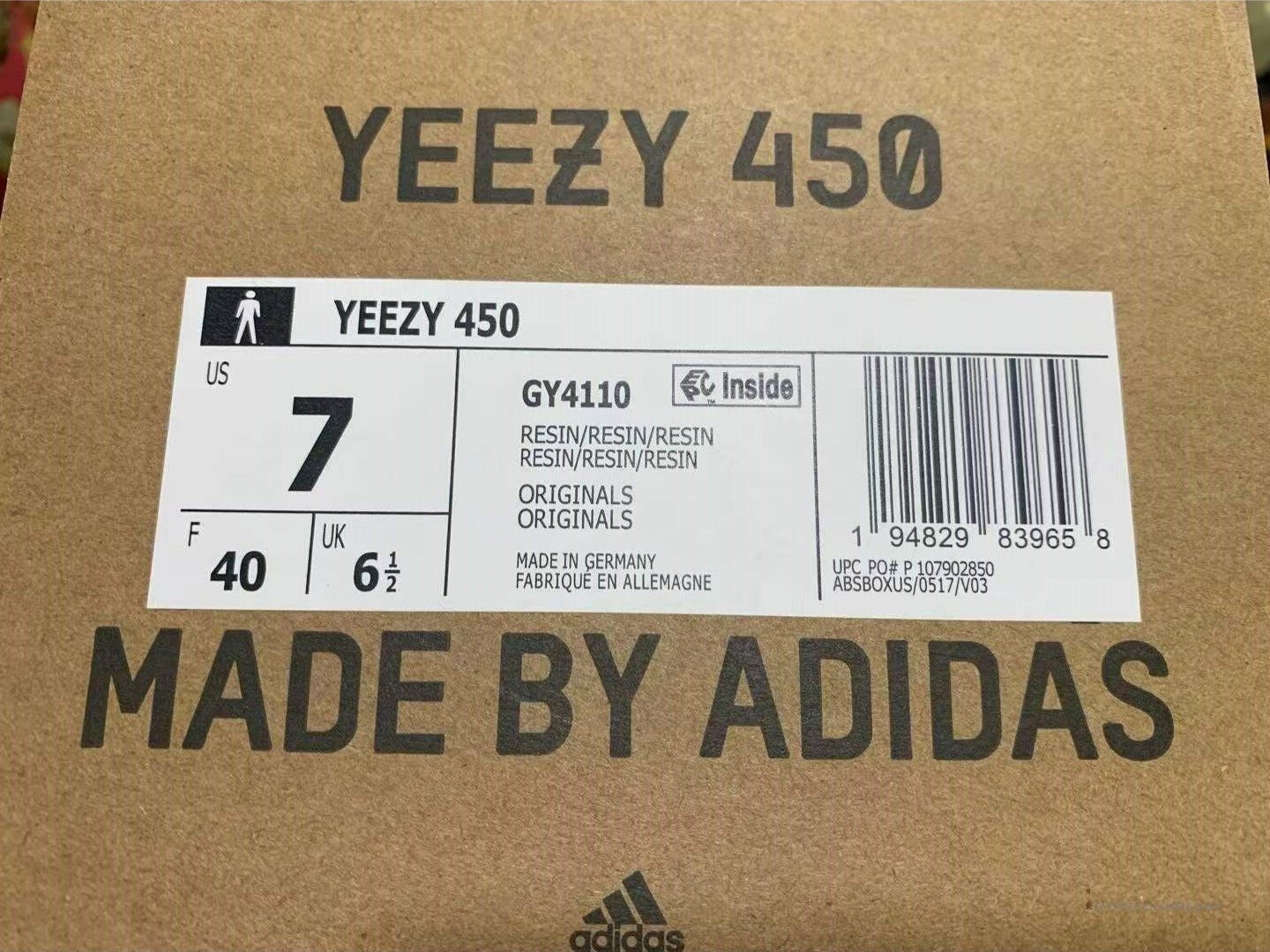 Adidas Yeezy 450 Green Slate