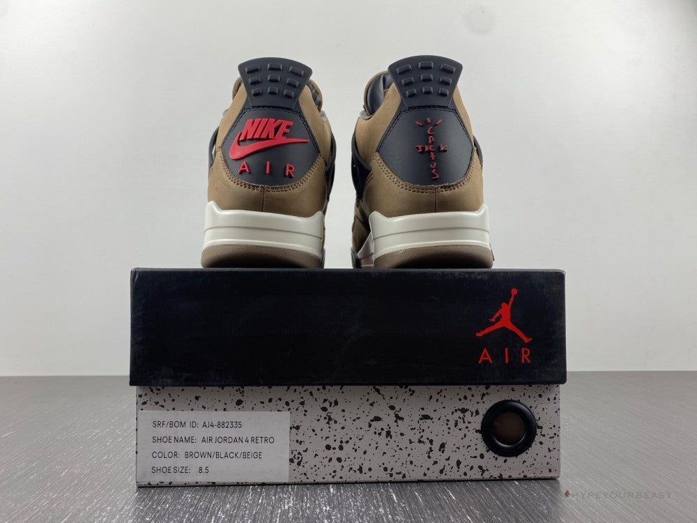 Air Jordan 4 X Travis Scott Brown