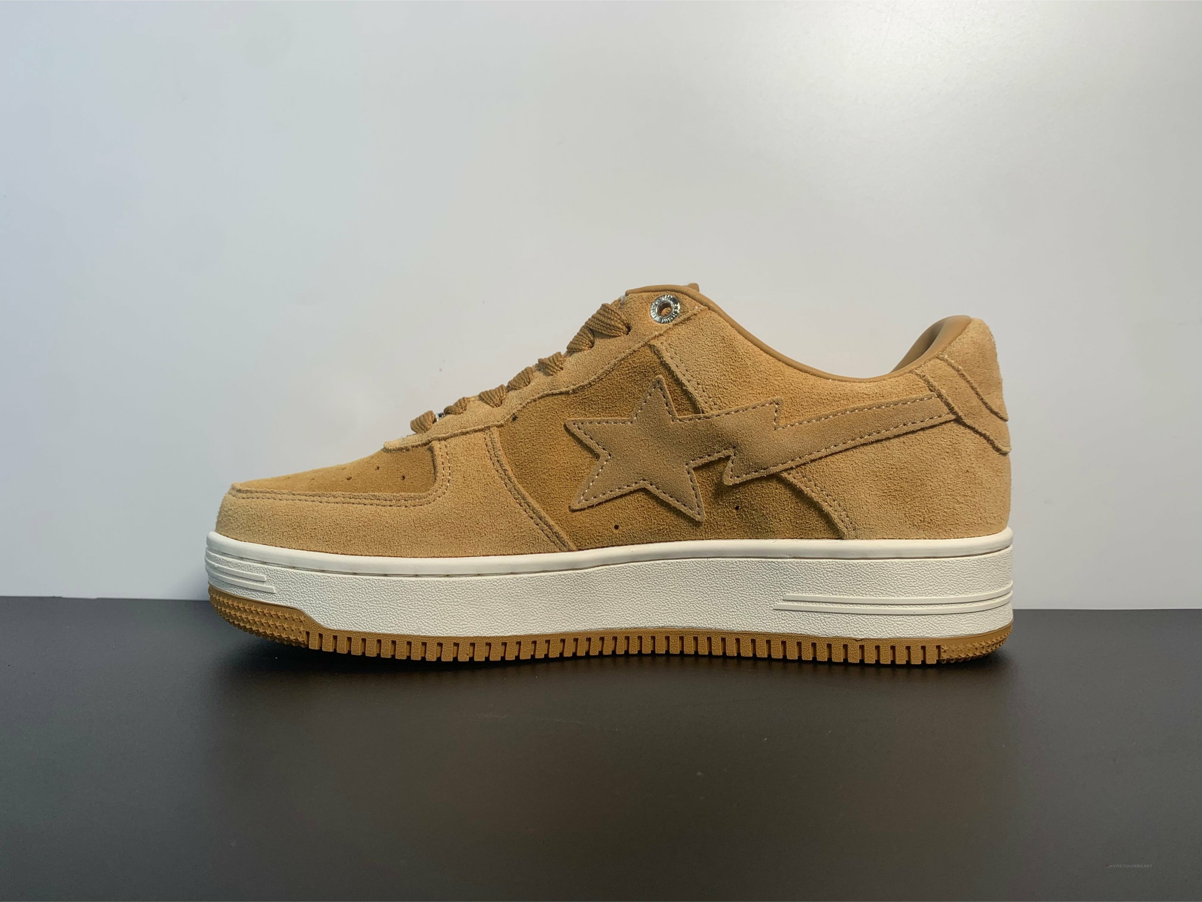 A Bathing Ape Bape Sta Beige Suede