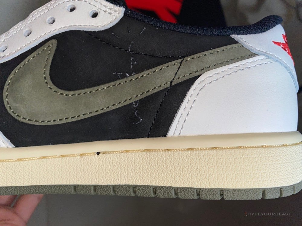 Air Jordan 1 Retro Low 'Travis Scott Olive'