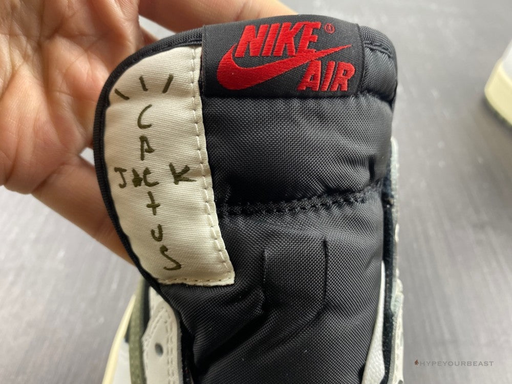 Air Jordan 1 Retro Low 'Travis Scott Olive'