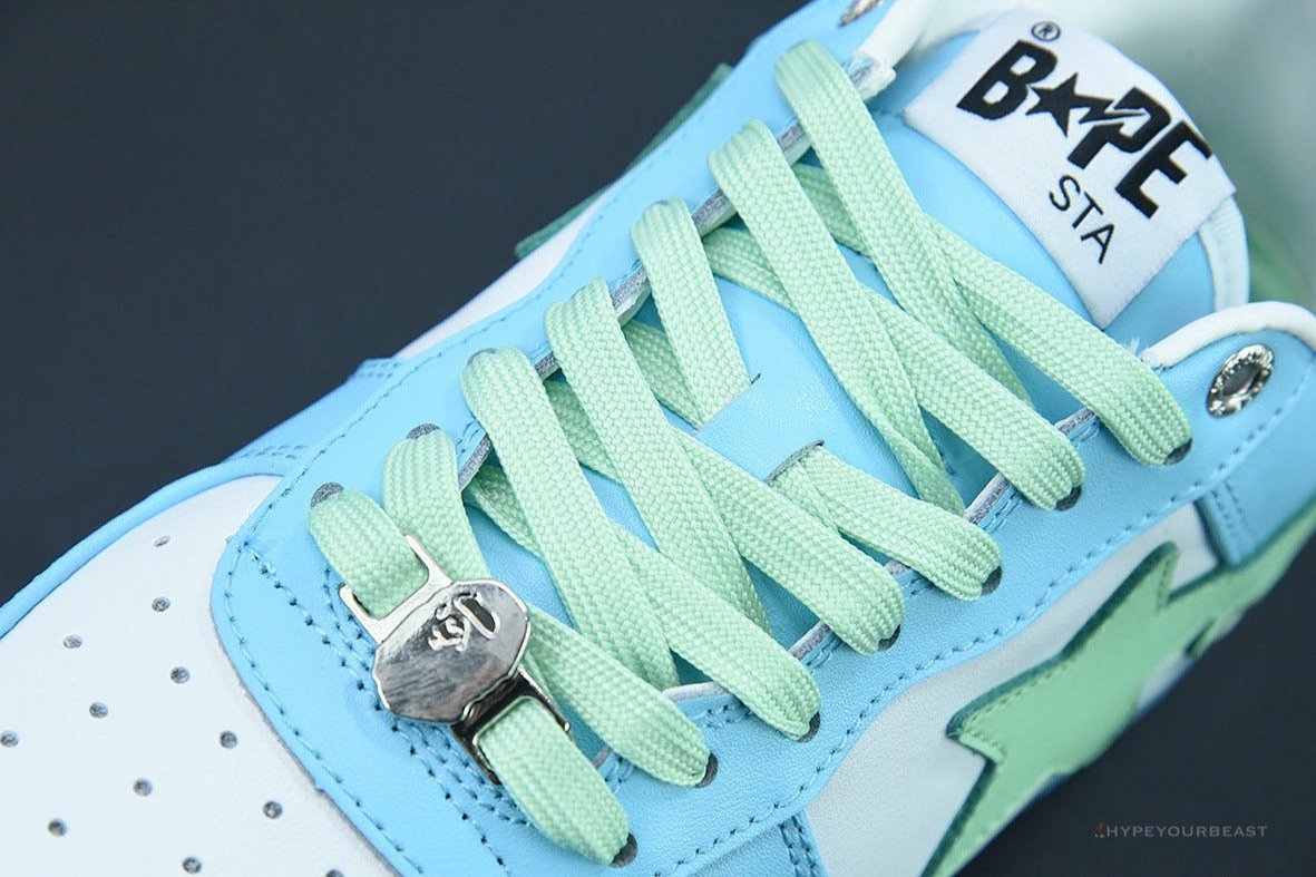 A Bathing Ape Bape Sta Pastel Blue Shoes