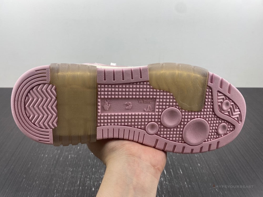 Off-White Out Of Office Low Pink Sneakers