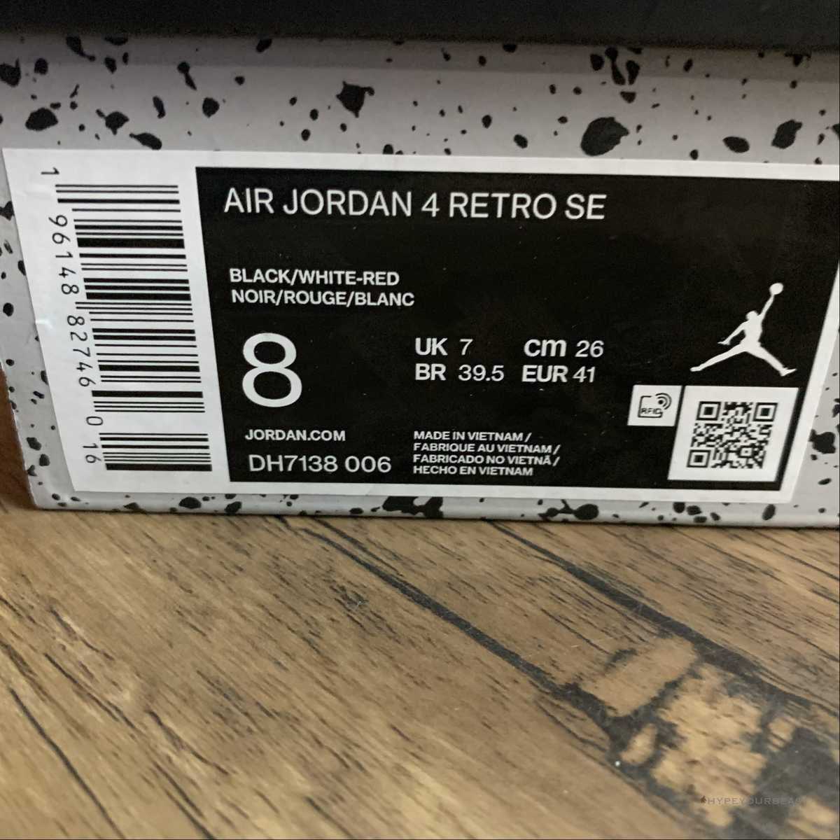 Air Jordan 4 'Black Canvas'