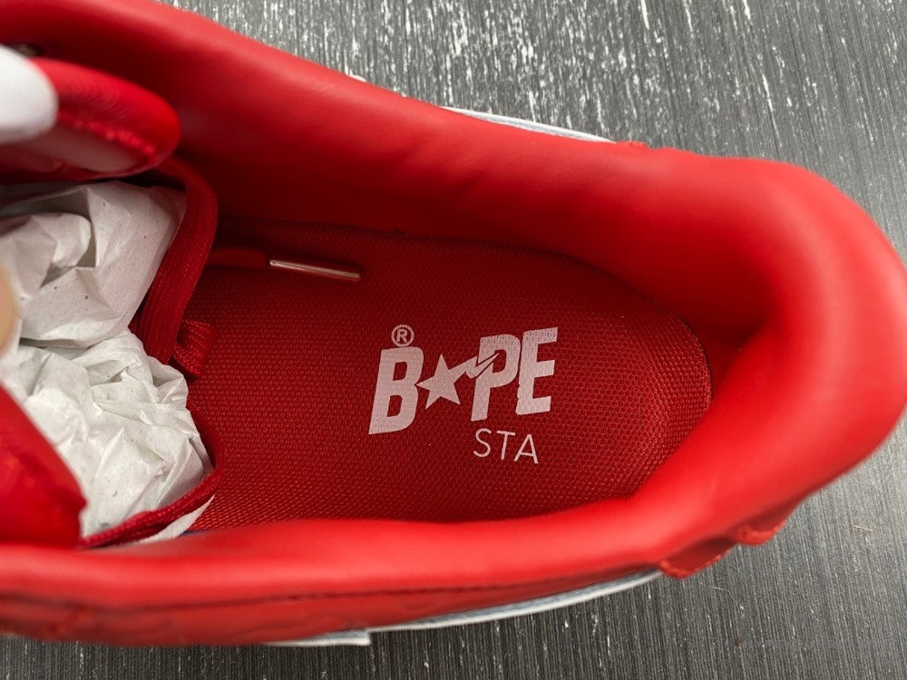 Bape Sta Low Top Sneakers #3 M1 Red