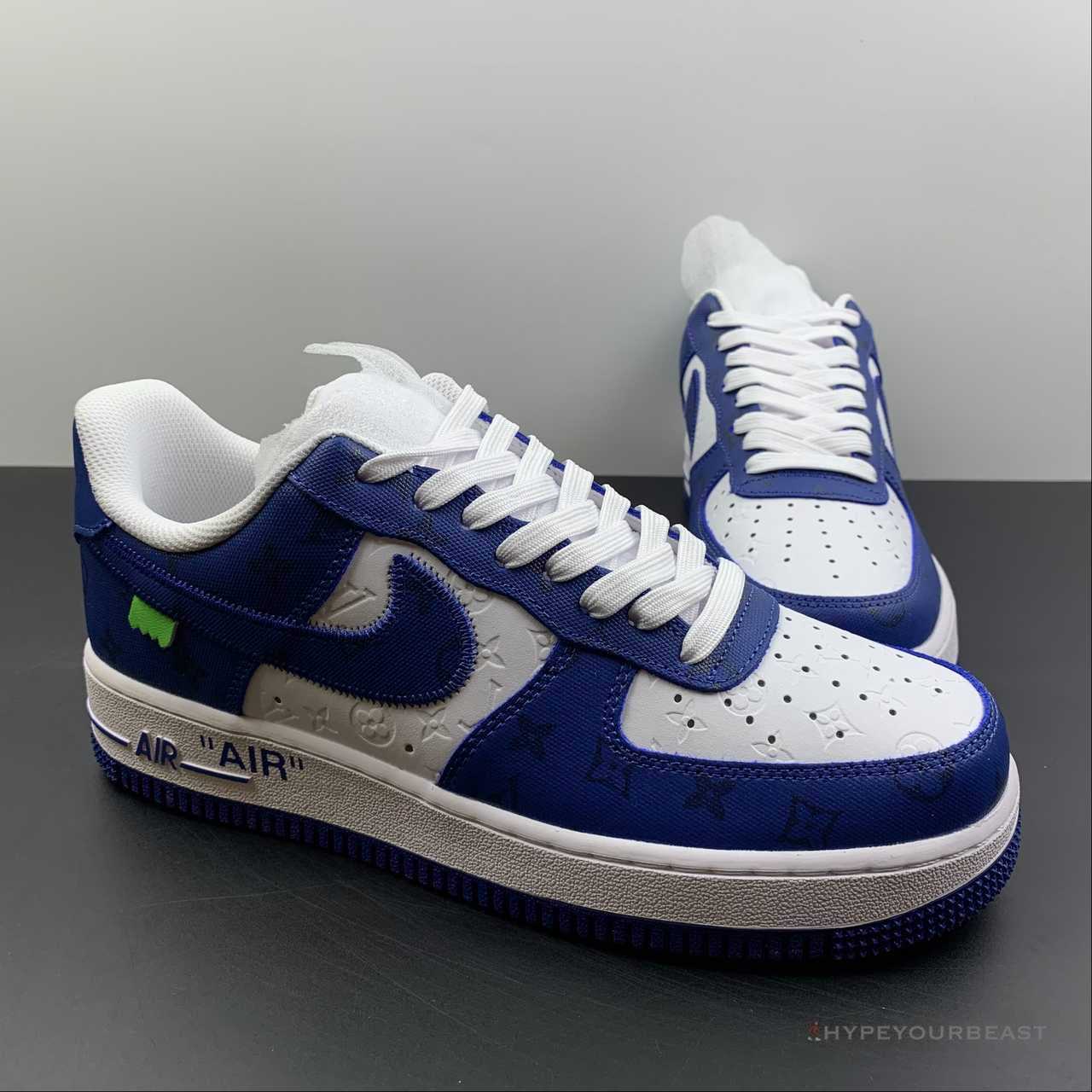 Nike Air Force 1 Low 'LV Monogram Off-White Blue White'