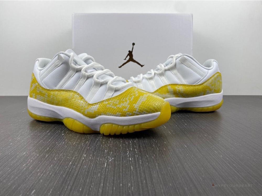 Air Jordan 11 Low 'Yellow Snakeskin'