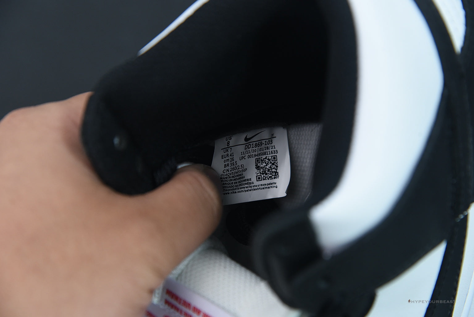 Nike Dunk High Black White Panda