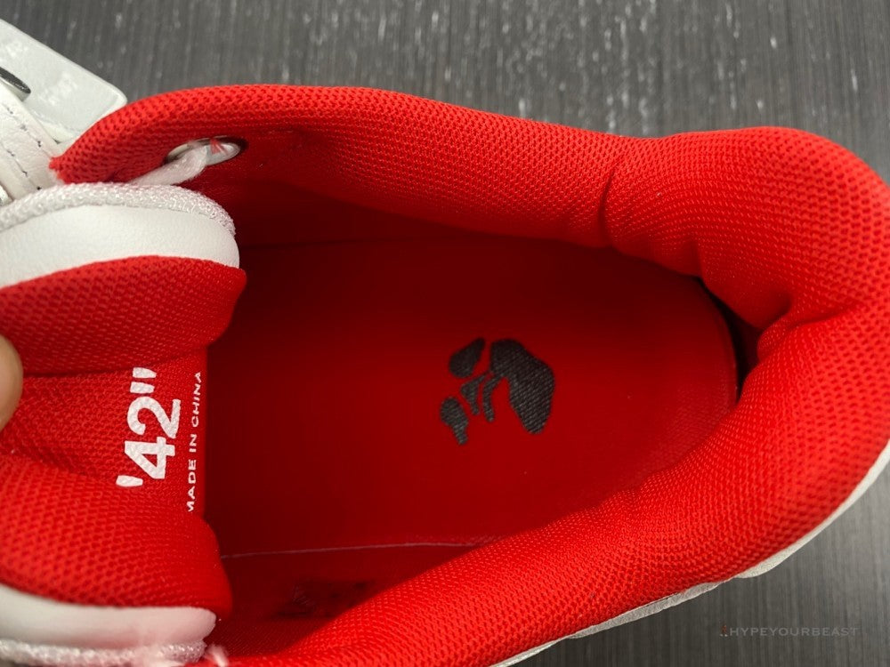 Off-White Out Of Office Low Red Sneakers