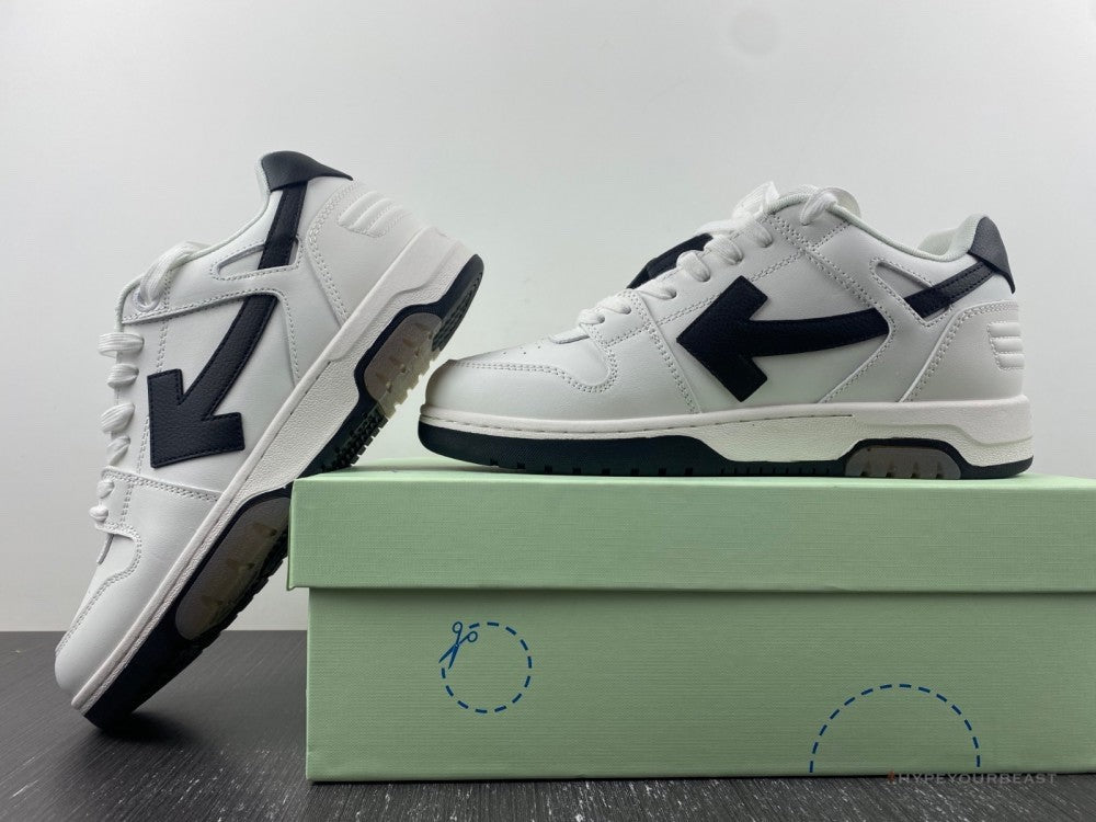 Off-White Out Of Office Low White Black Sneakers