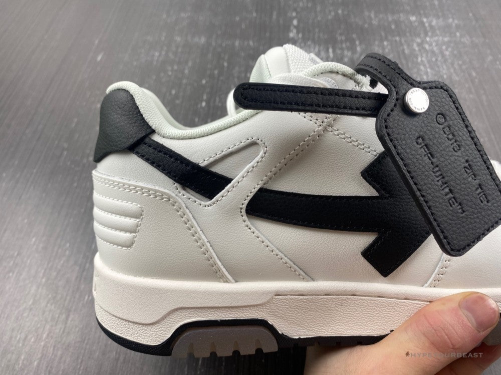 Off-White Out Of Office Low White Black Sneakers