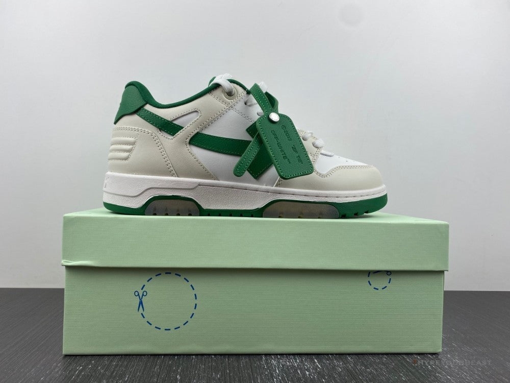 Off-White Out Of Office Low Green Sneakers