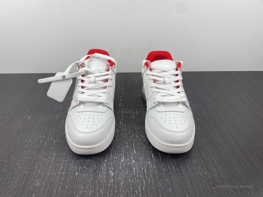 Off-White Out Of Office Low Red Sneakers