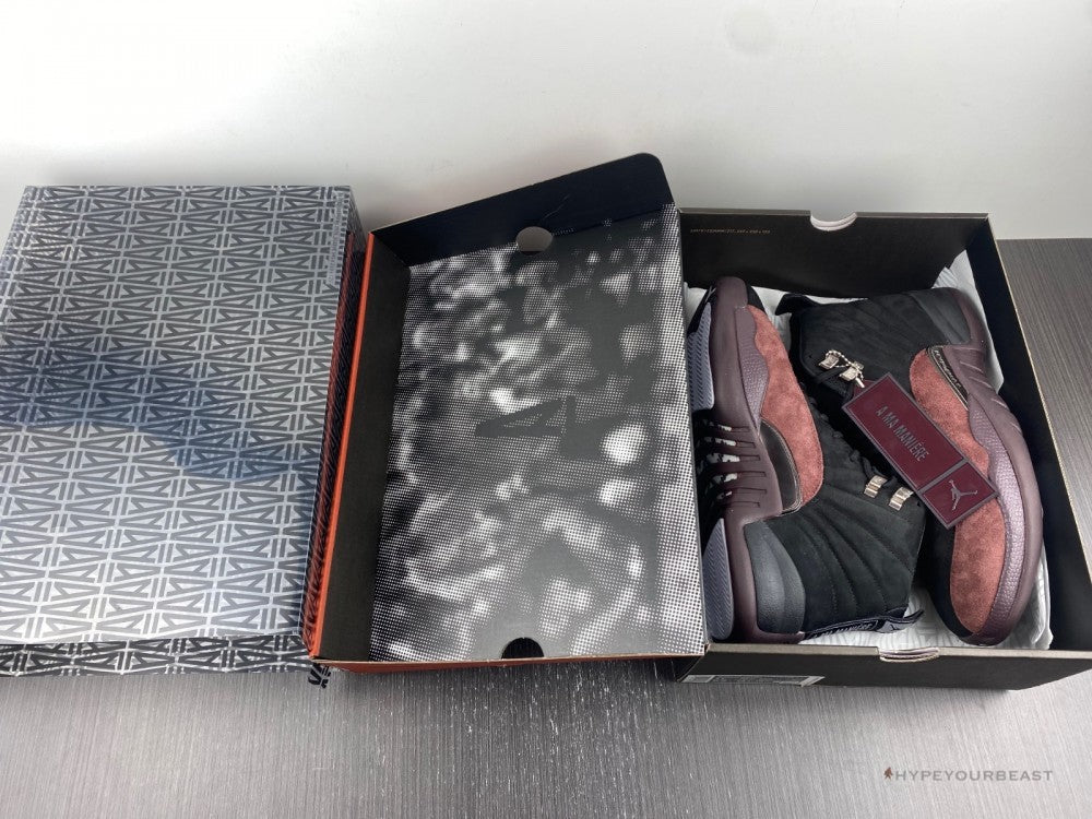 Jordan 12 Retro SP 'A Ma Maniere Black'