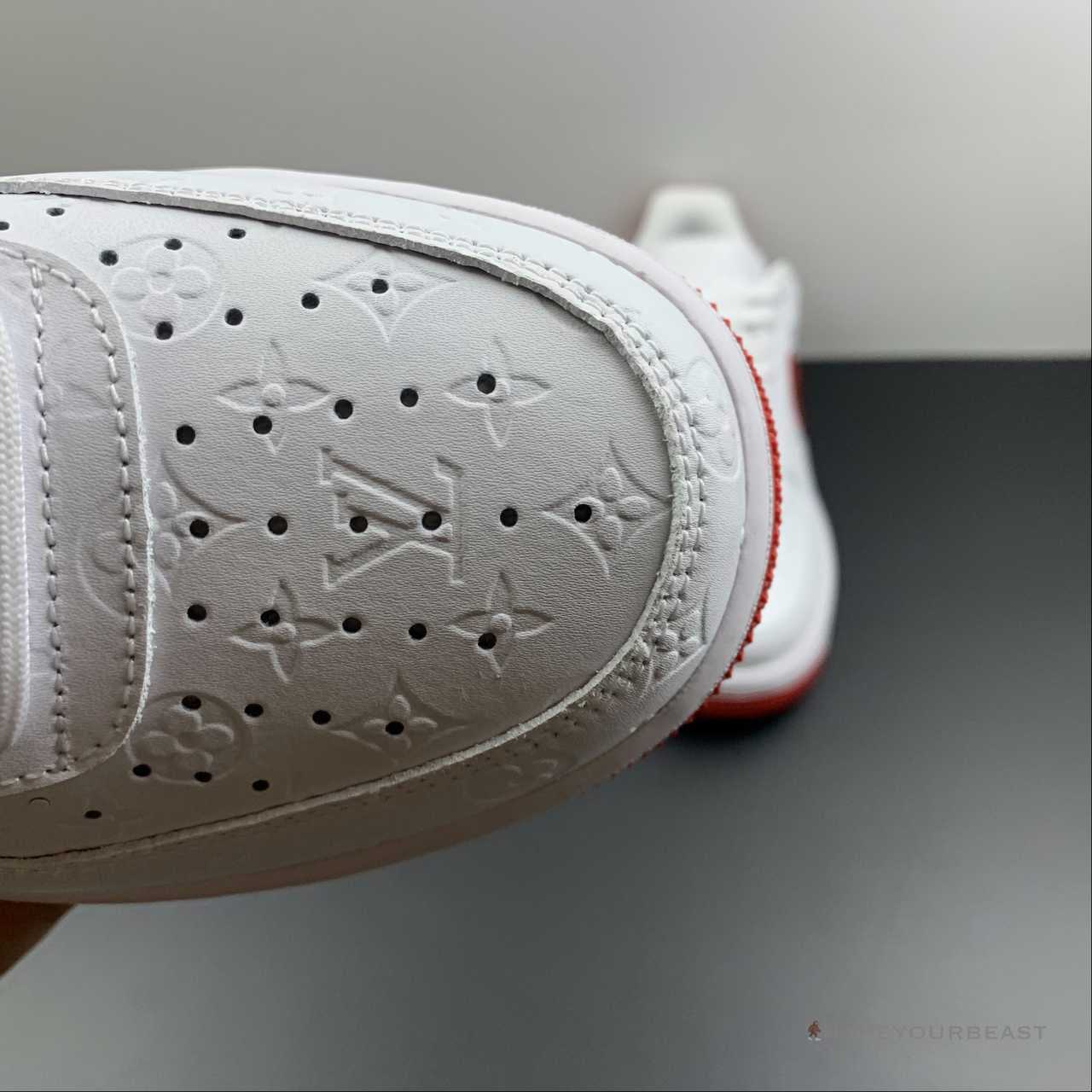 Nike Air Force 1 Low 'LV Monogram White Red Off-White'