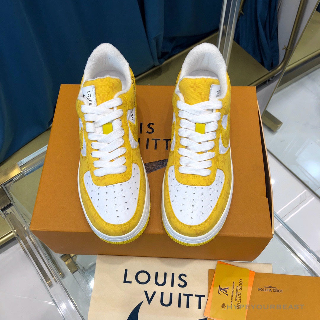 Off White X Nike Air Force 1 Yellow