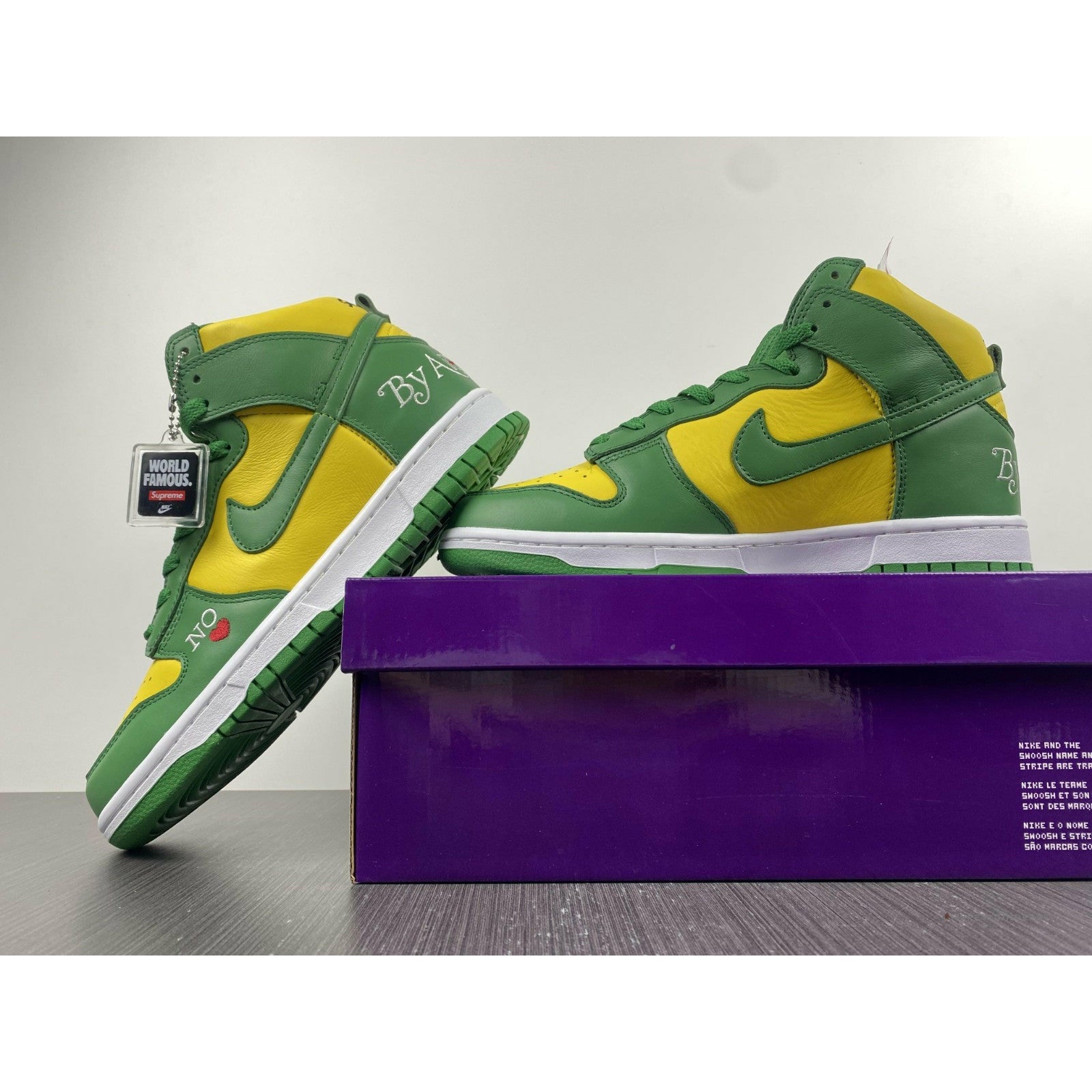 Nike SB Dunk High Supreme 'By Any Means Brazil'
