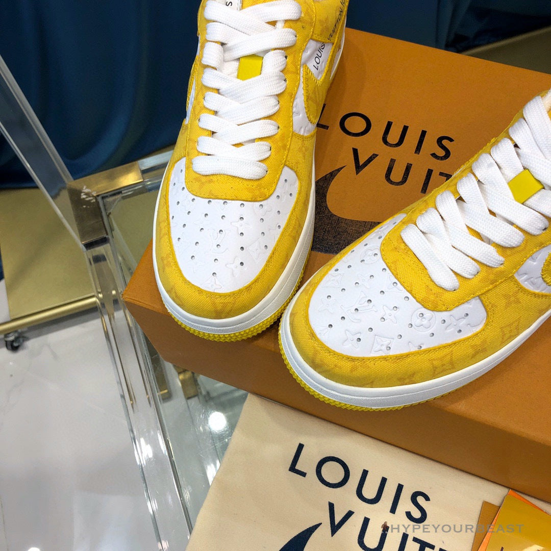 Off White X Nike Air Force 1 Yellow