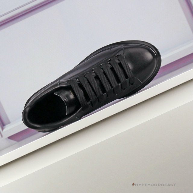 Alexander McQueen Black on Black Lace Up Sneaker