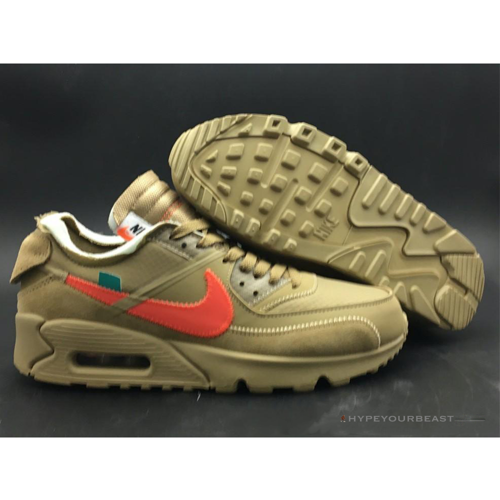 Off White x Nike Air Max 90 "Desert Ore"
