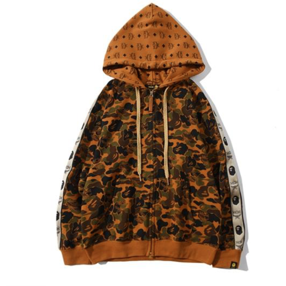 Bape Hoodie Desert Camo