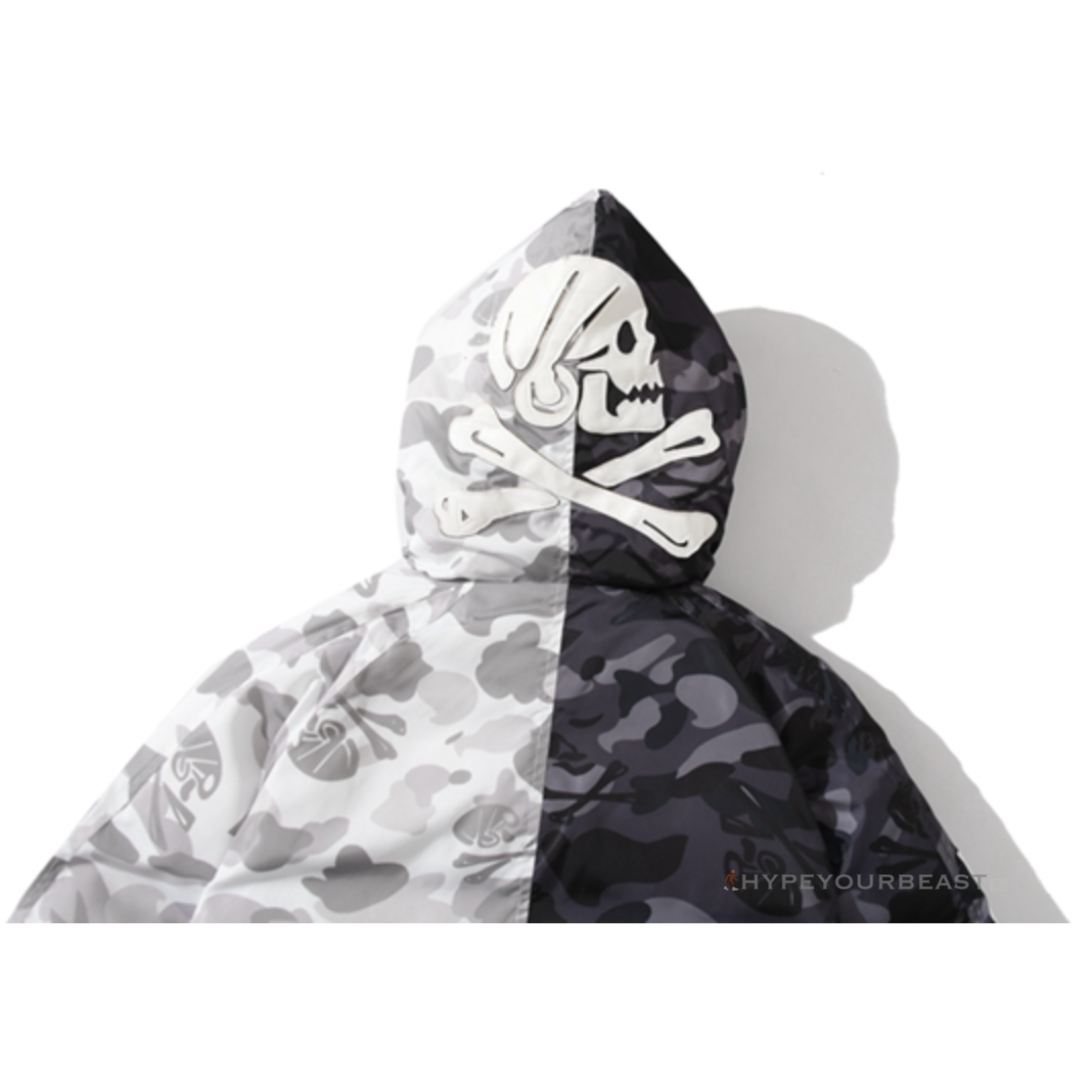 Bape Camo Hoodie White Black