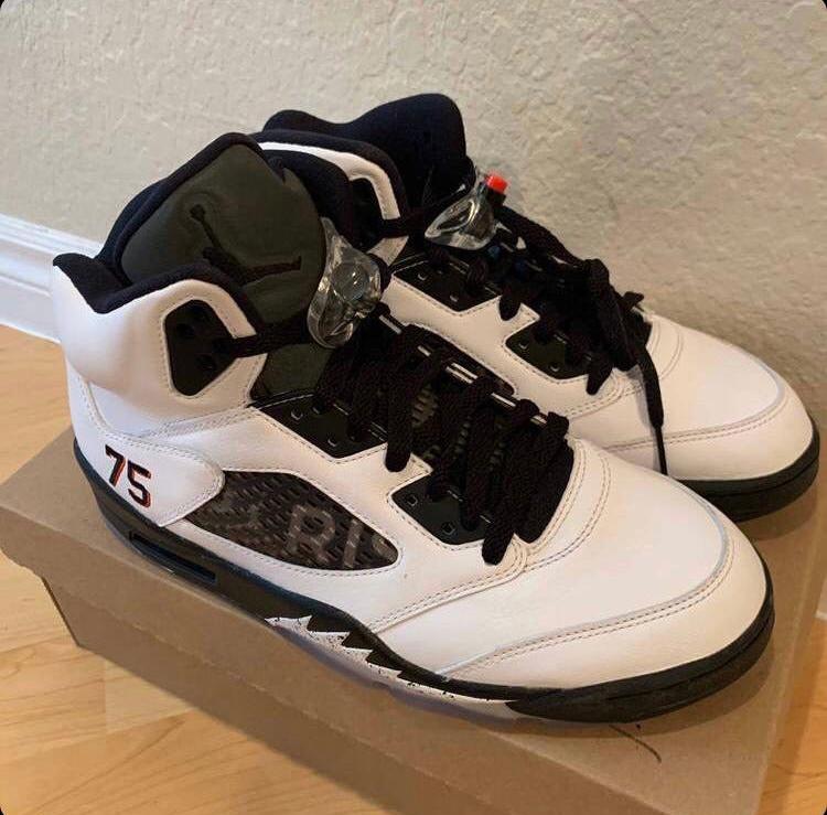 Jordan 5 Retro Paris Saint-Germain White