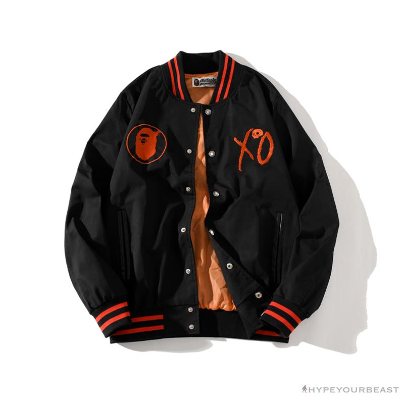 BAPE x XO Red Jacket Baseball Uniform