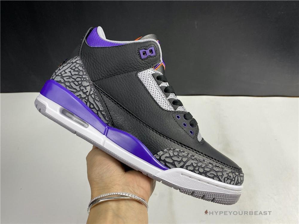 Air Jordan 3 'Court Purple Black Cement'
