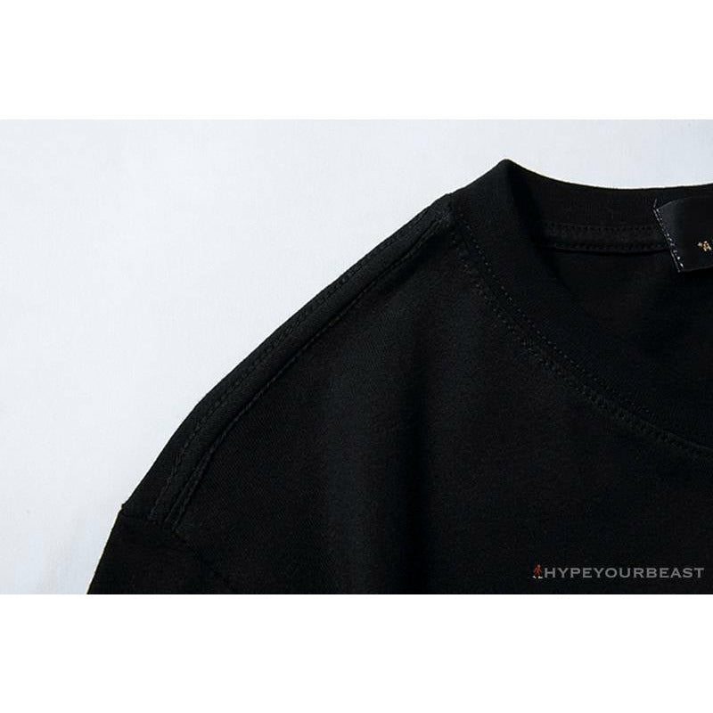 BAPE x MCM Camouflage Ape Head Tee Shirt 'BLACK'