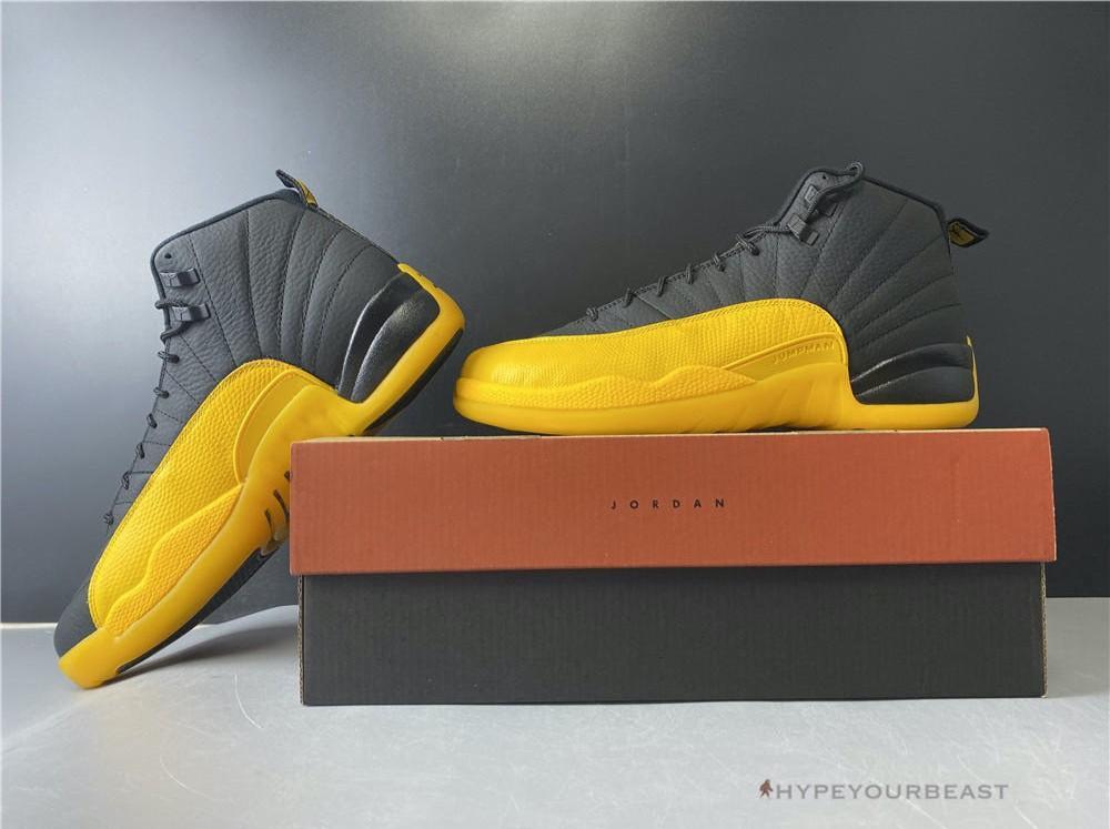 Air Jordan 12 Retro Black 'University Gold'
