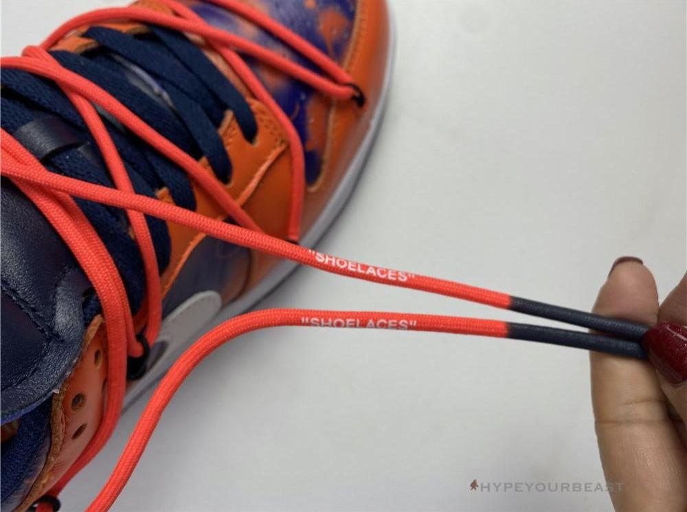 Futura X Off-White X Nike Dunk Low Orange