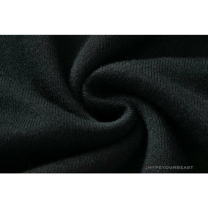 BAPE Classic Ape Head Embroidered Standard Cotton Terry Hoodie 'BLACK'