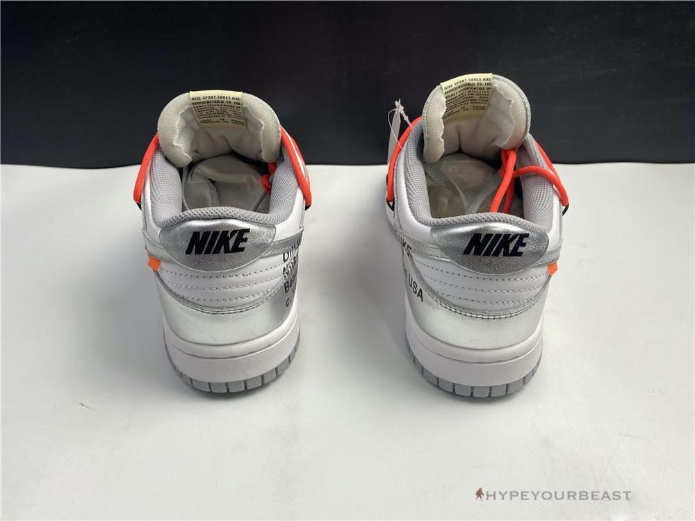 Nike Off-White X Dunk Low 'Metallic Silver’