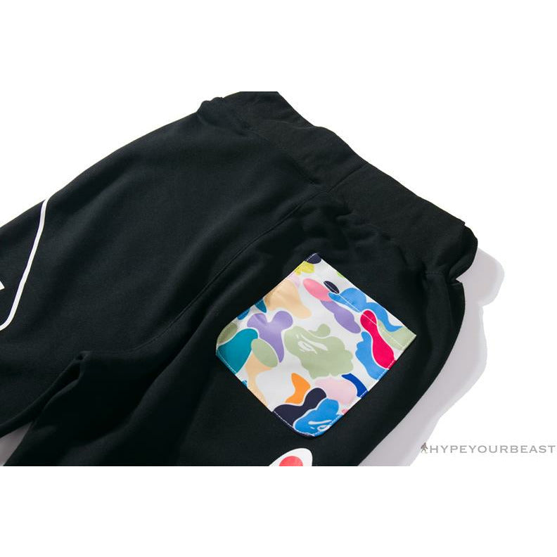BAPE x FCRB Joint Color Pocket Shark Pants