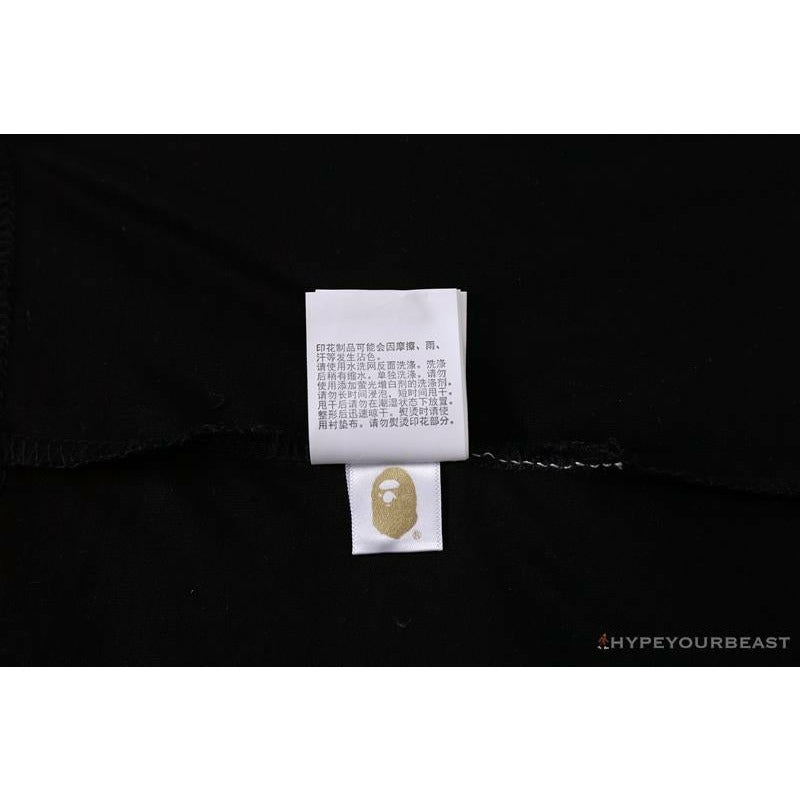 BAPE Baby Shark Red Shark Tee Shirt 'BLACK'