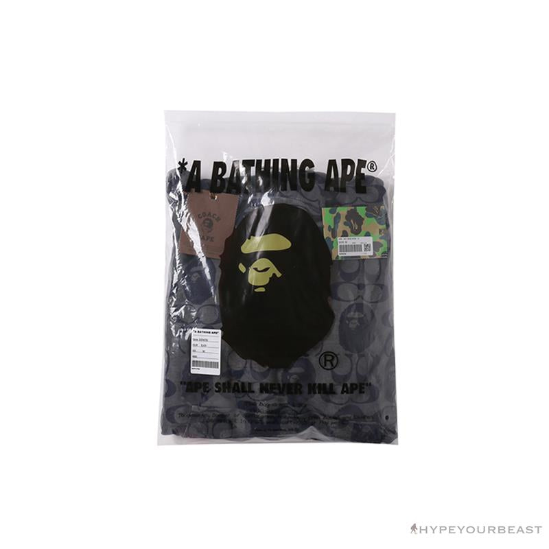 BAPE x COACH Co-Branded Dark-Blue Hoodie