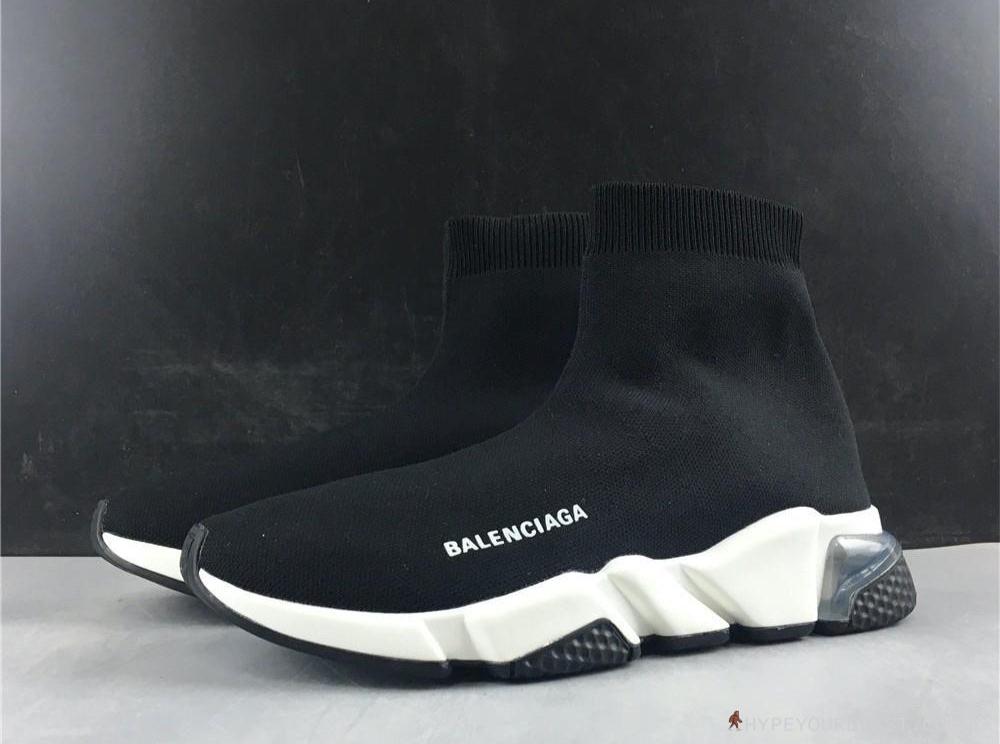 BCG Sock Sneakers Clear Sole - Black