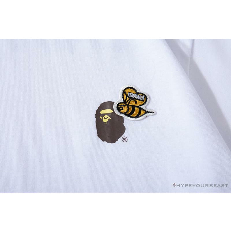 BAPE Readymade Small Bee Camouflage Letter Tee Shirt 'BLUE'