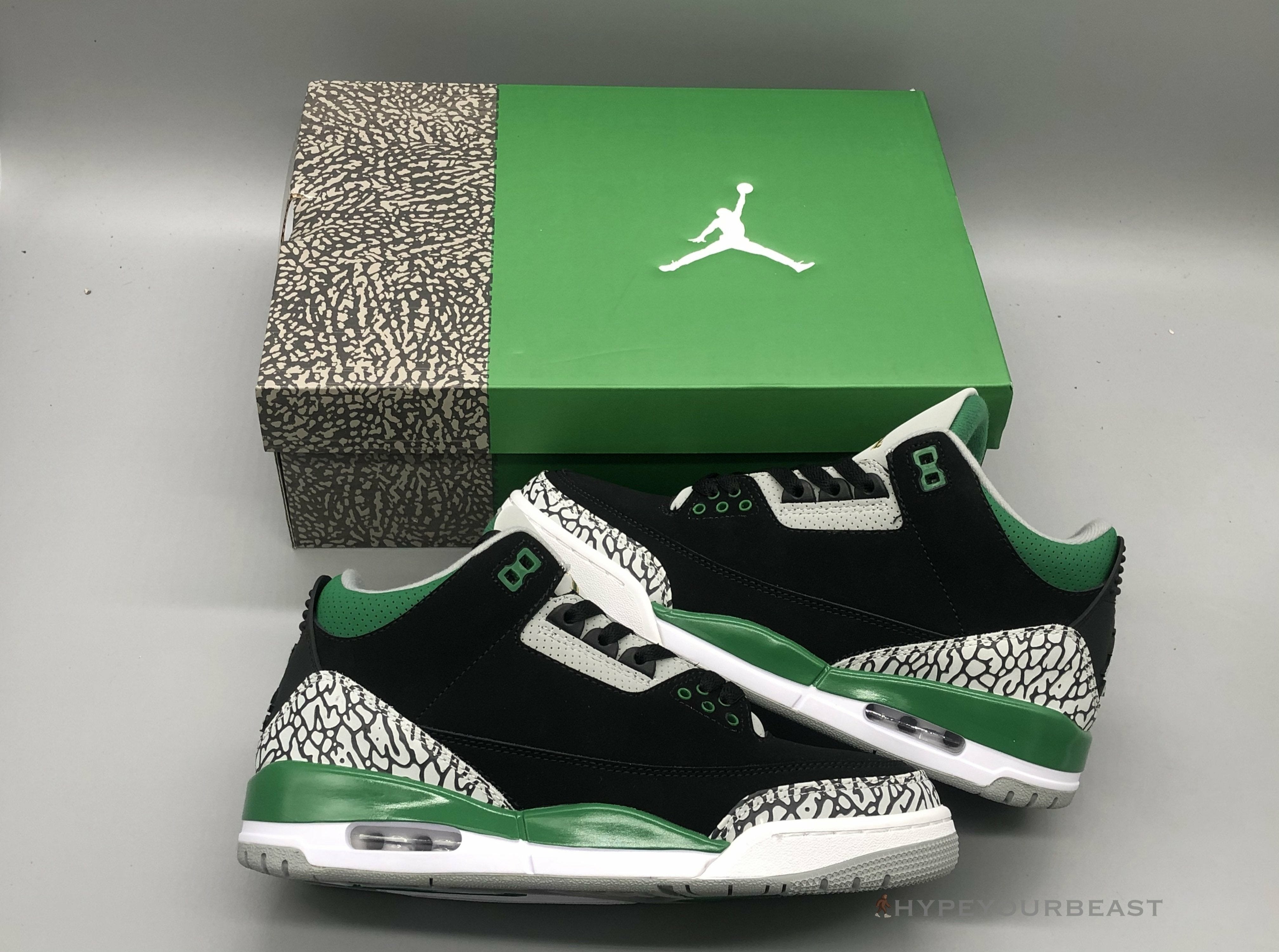 Air Jordan 3 Retro Pine Green
