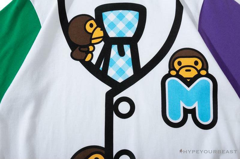 BAPE Baby Milo Cartoon Vest Color Matching Tee Shirt