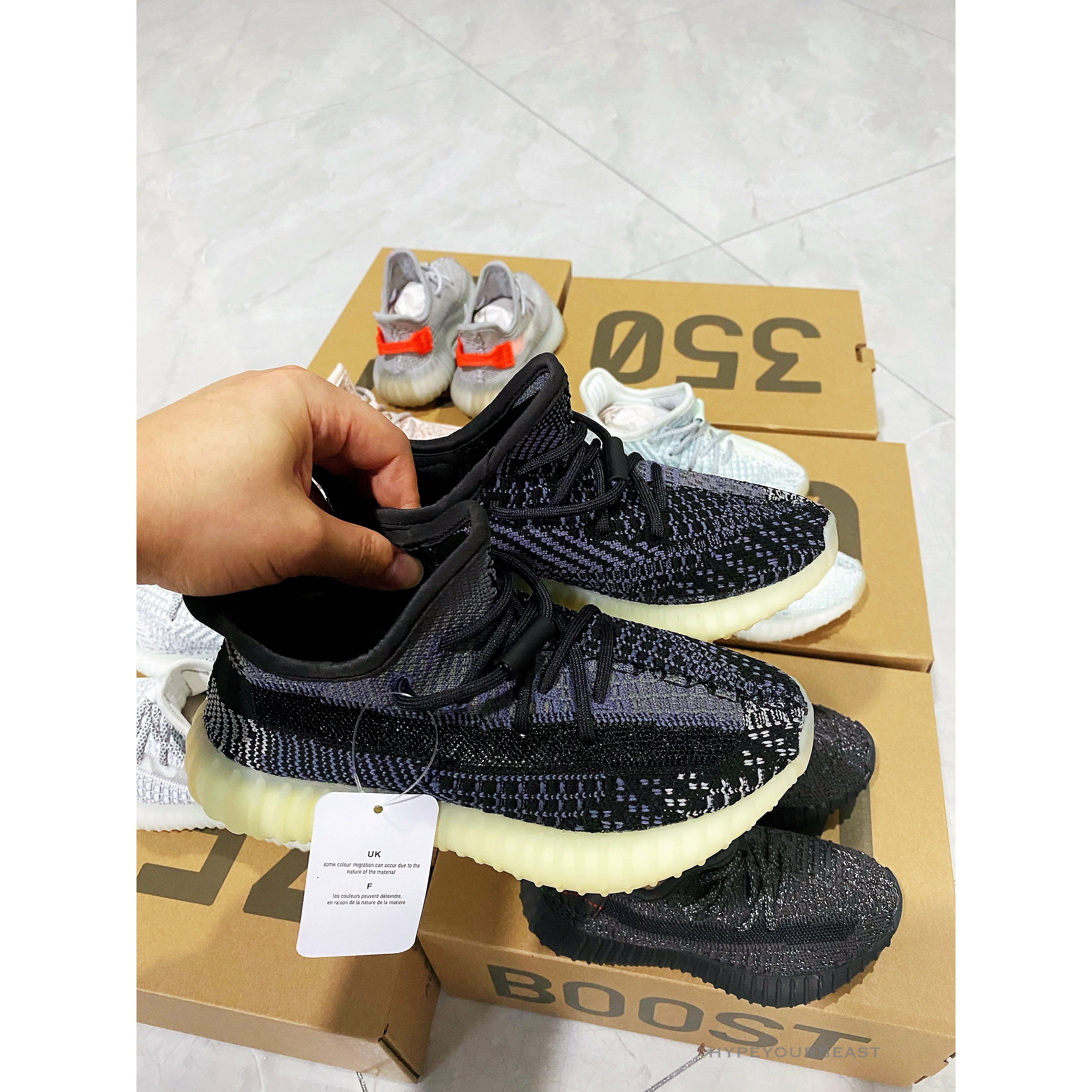 Adidas Yeezy Boost 350 V2 'Carbon' (Infant)