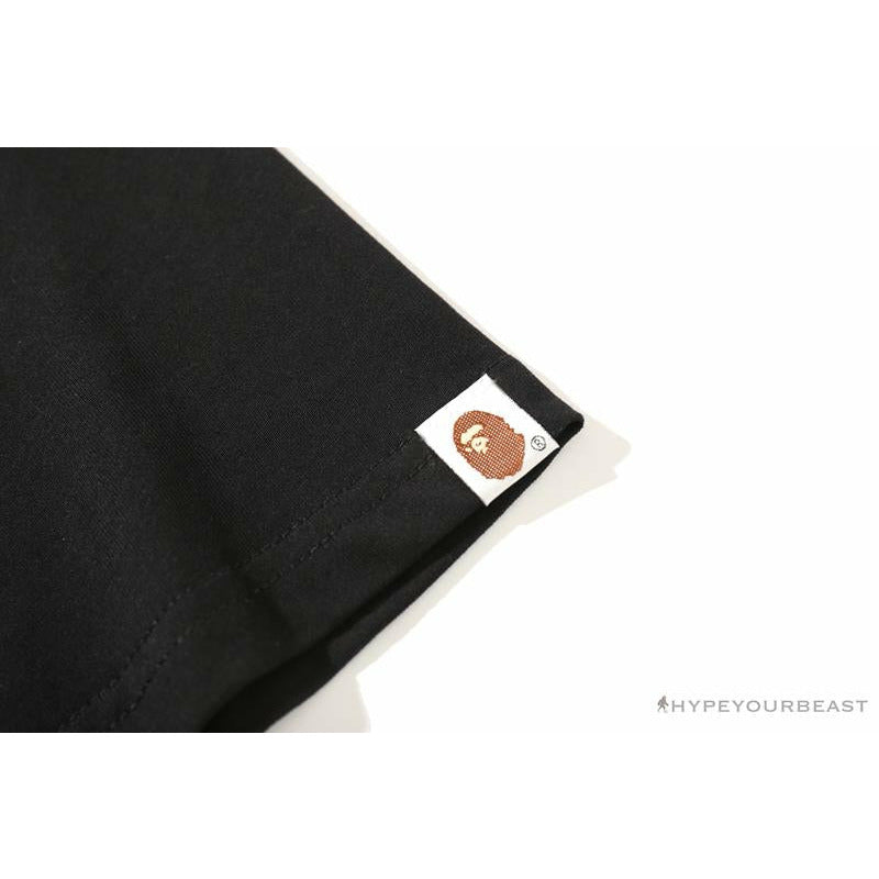 BAPE Baby Milo Ring Colorful Kaleidoscope Tee Shirt 'BLACK'