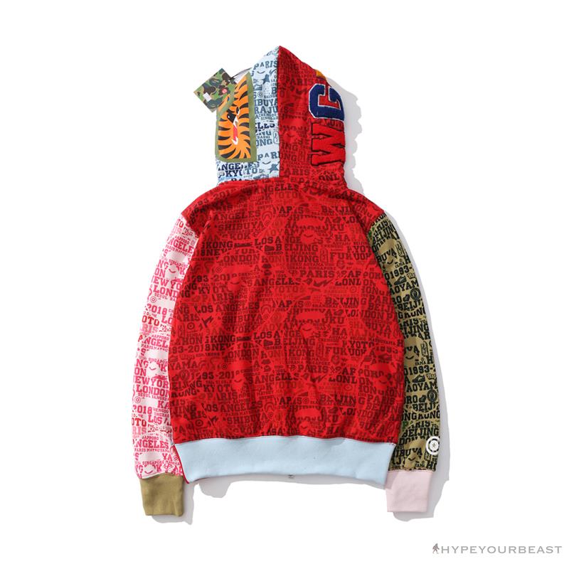 BAPE 25th Anniversary Double-Cap Camouflage Hoodie